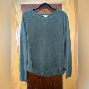 Sweet Romeo dark green crewneck sweater